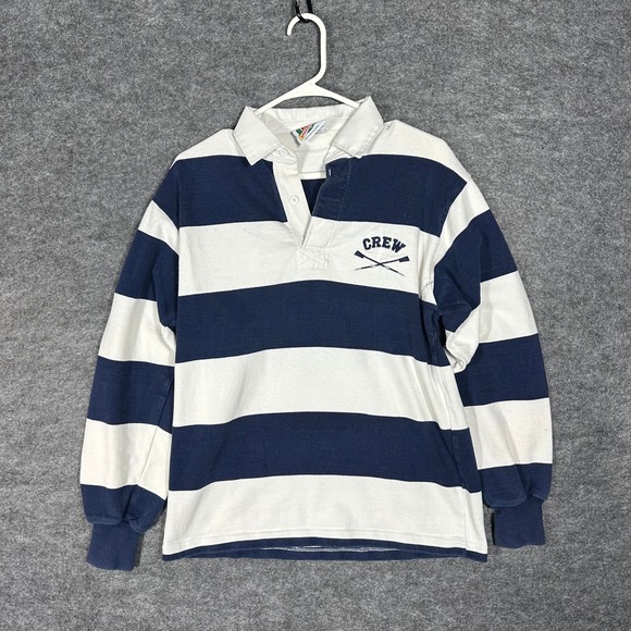 Barbarian Rugby Shirt Hoodie Mens Small Striped Heavy CREW Rowing - Picture 11 of 16